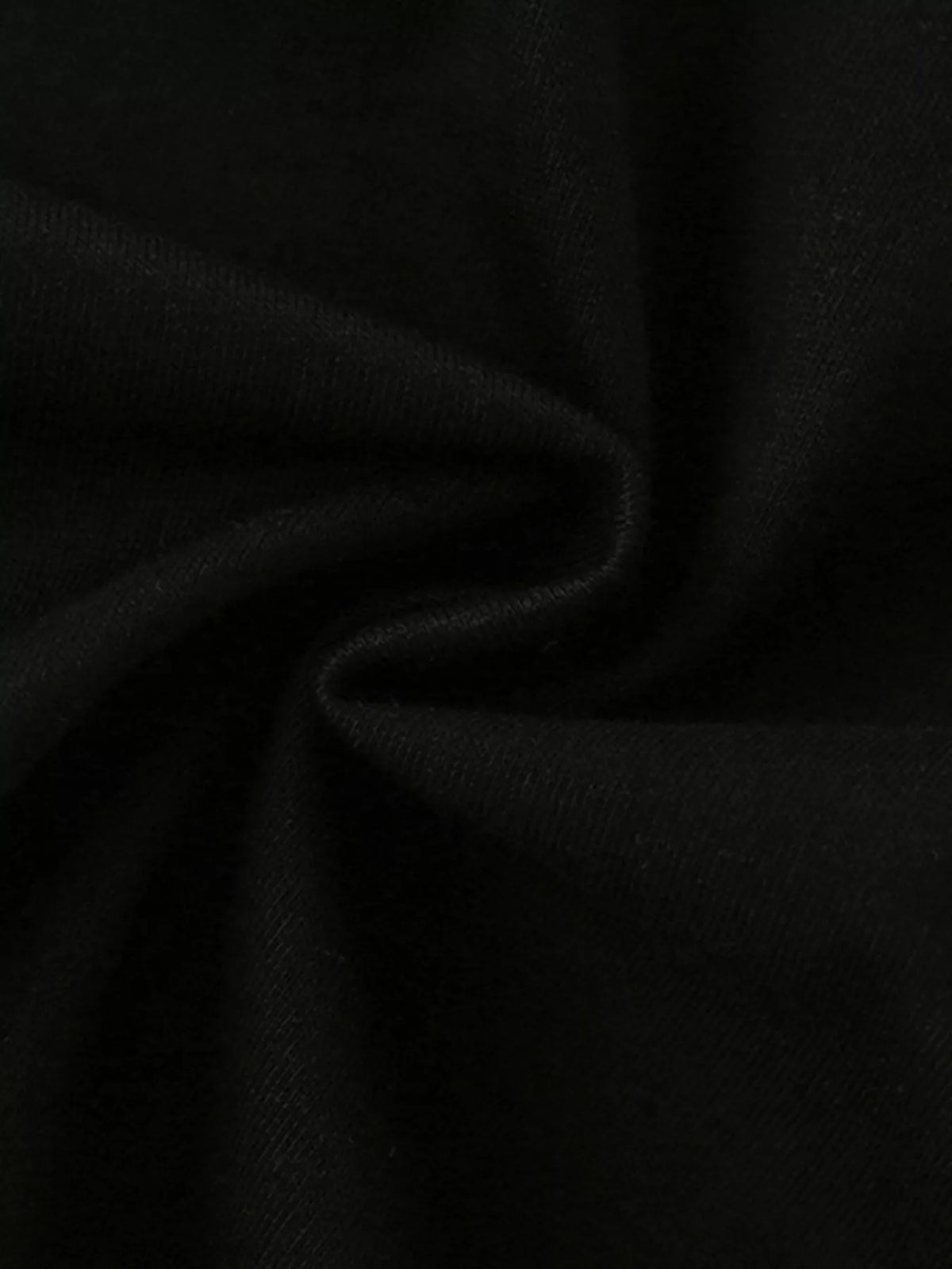 Graphic Round Neck T-Shirt in Black, product view 5