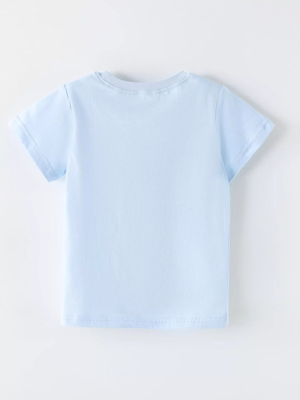 Crab Round Neck T-Shirt in Light Blue, product view 6