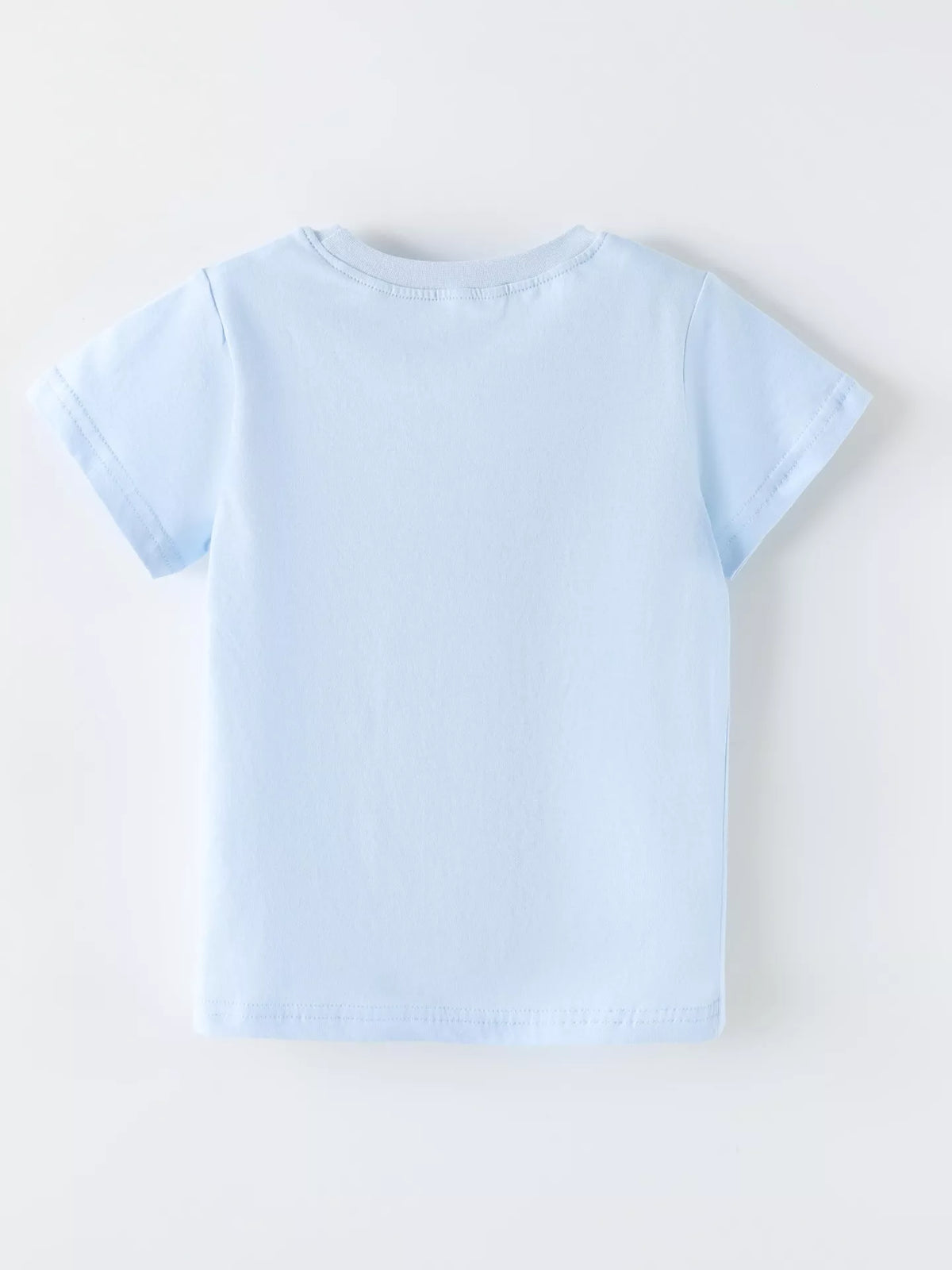 Crab Round Neck T-Shirt in Light Blue, product view 6
