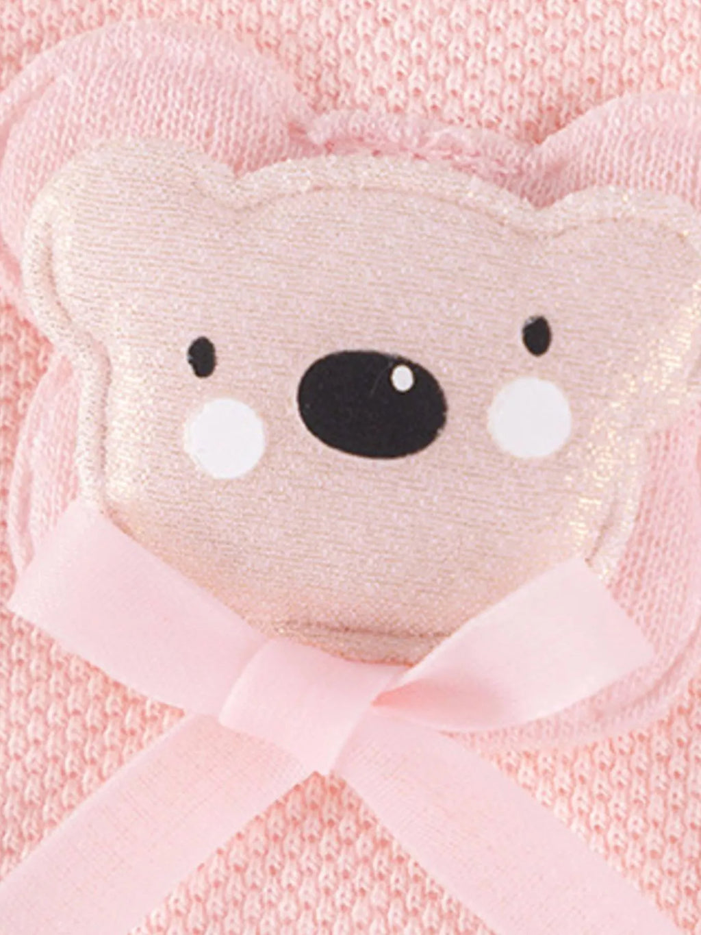 Pleated Polo Collar Long Sleeve Dress in Blush Pink, product view 4