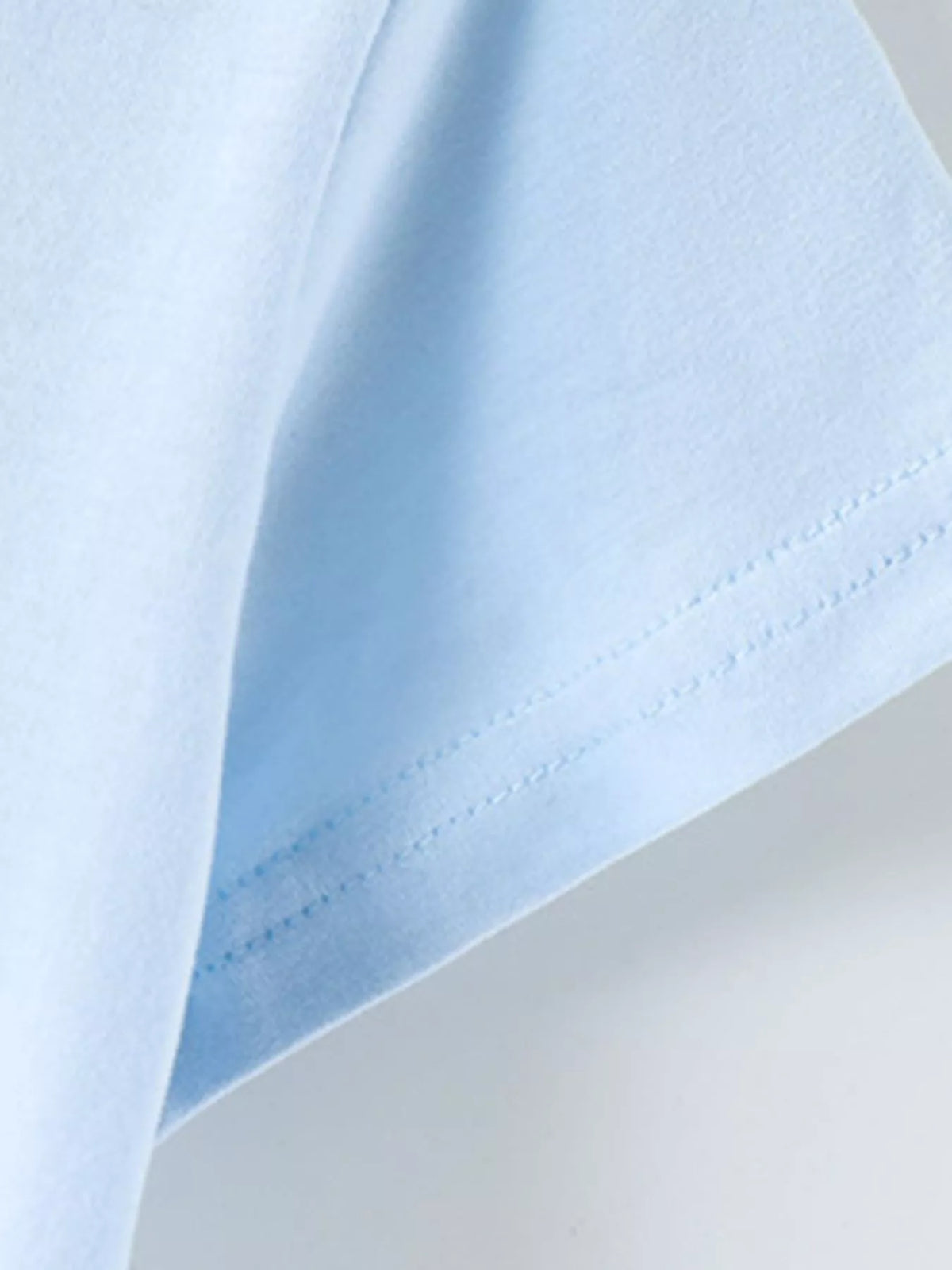 Crab Round Neck T-Shirt in Light Blue, product view 5