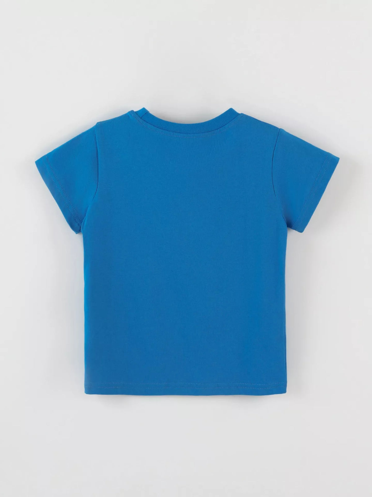 Embroidered Unicorn T-Shirt in Royal Blue, product view 4