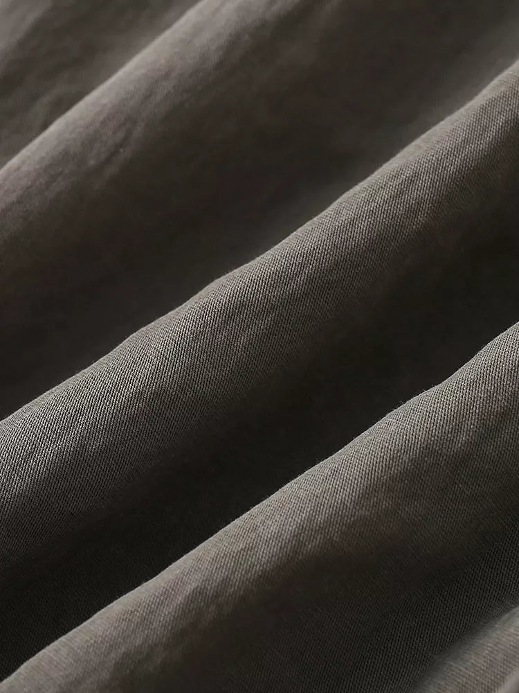 Loose Fit Capris in Dark Gray, product view 5
