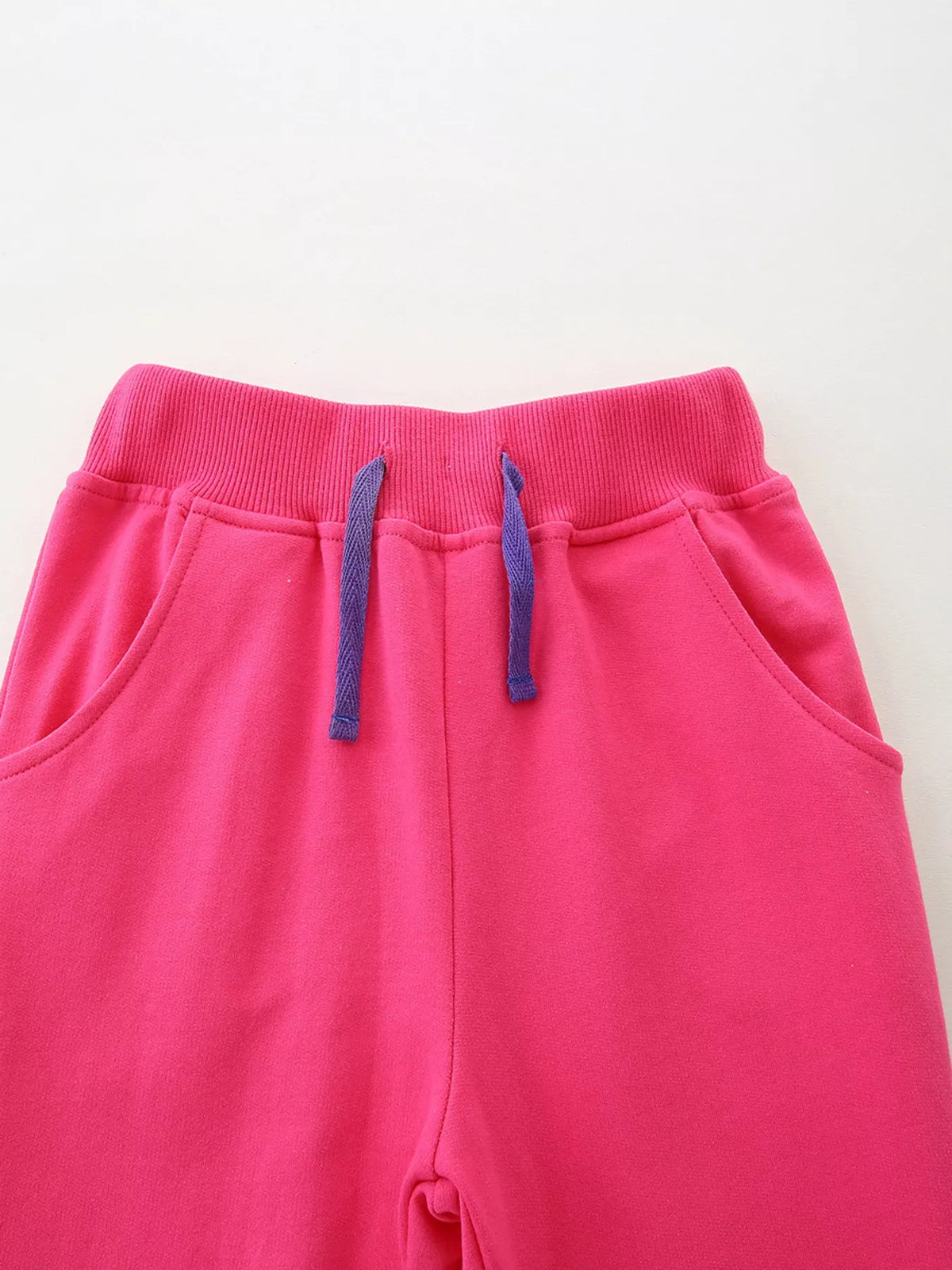 Dinosaur Drawstring Joggers in Strawberry, product view 2