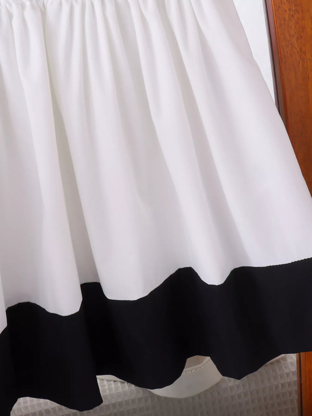Sequin Flower Sleeveless Dress in White, product view 3