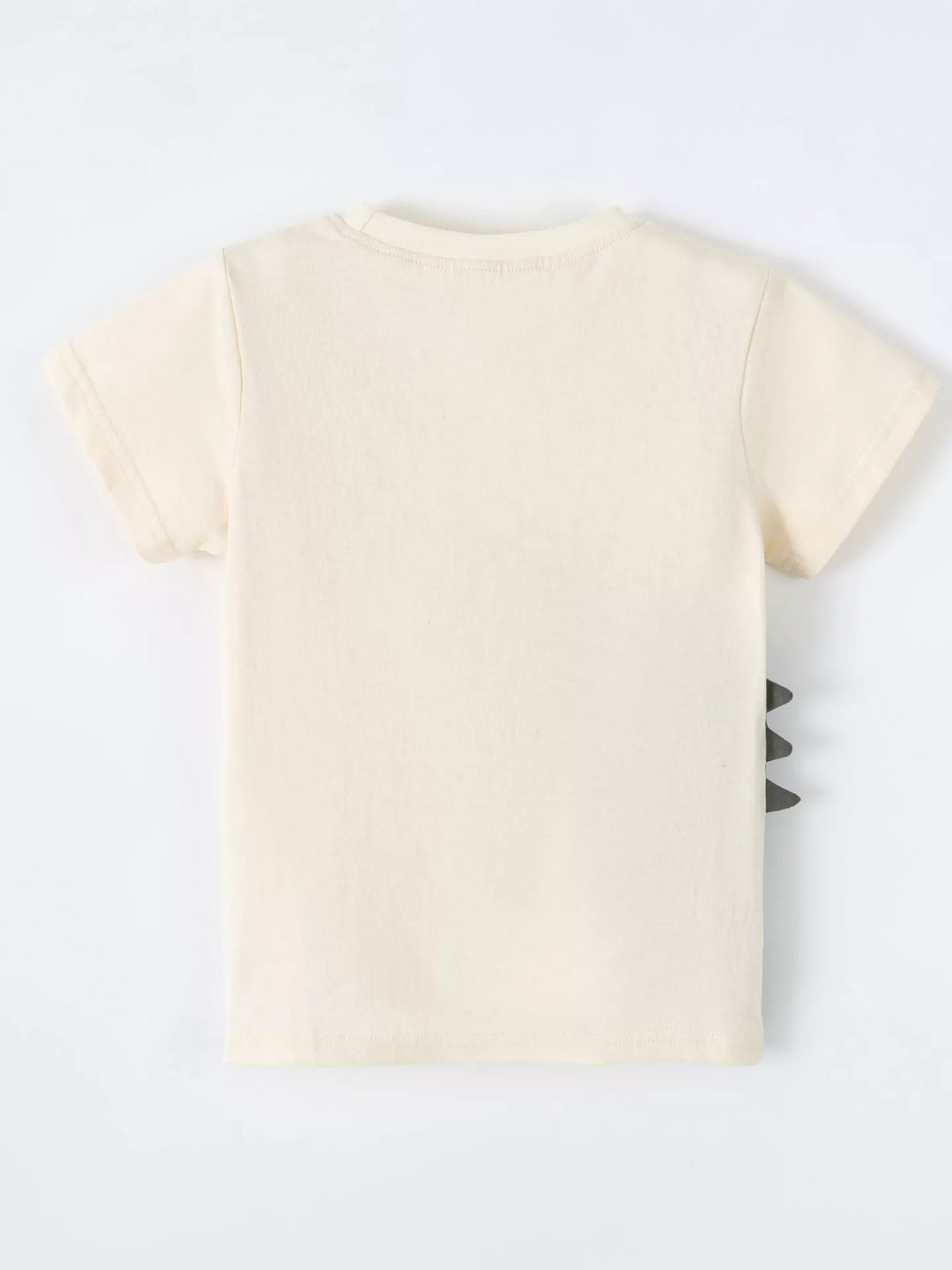 Chameleon Catching Insect Graphic T-Shirt in Gold, product view 5