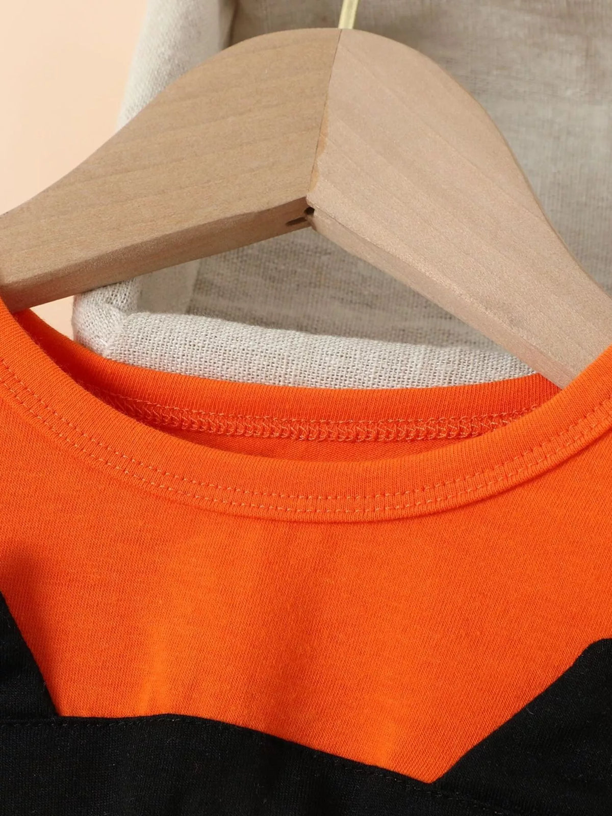 Halloween Cat Eye Ruffle Tulle Dress in Orange, product view 3