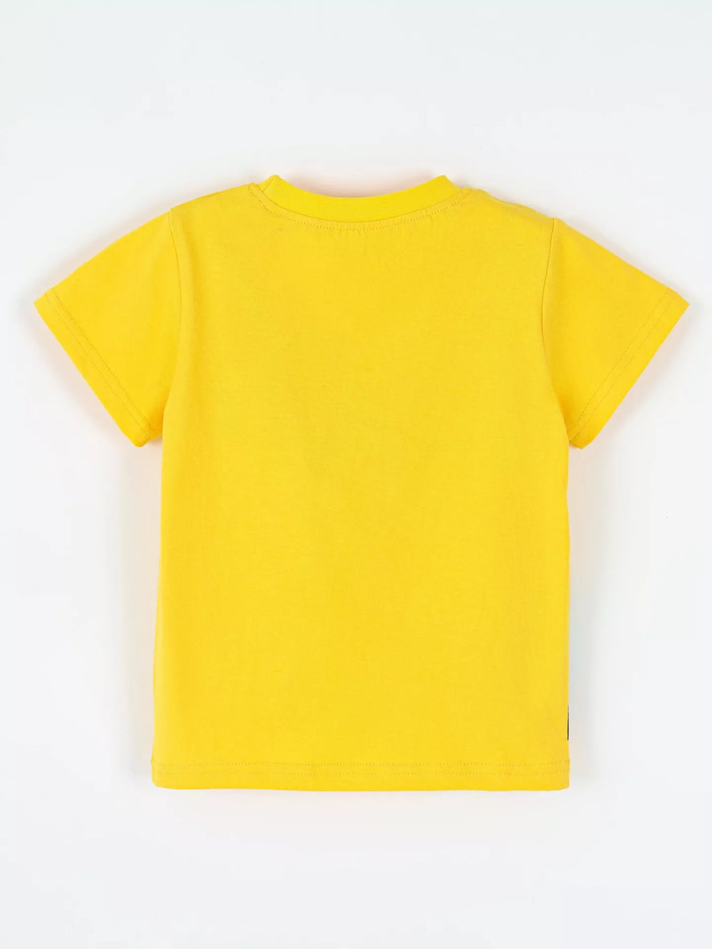 Construction Truck Graphic Short Sleeve T-Shirt in Yellow, product view 6