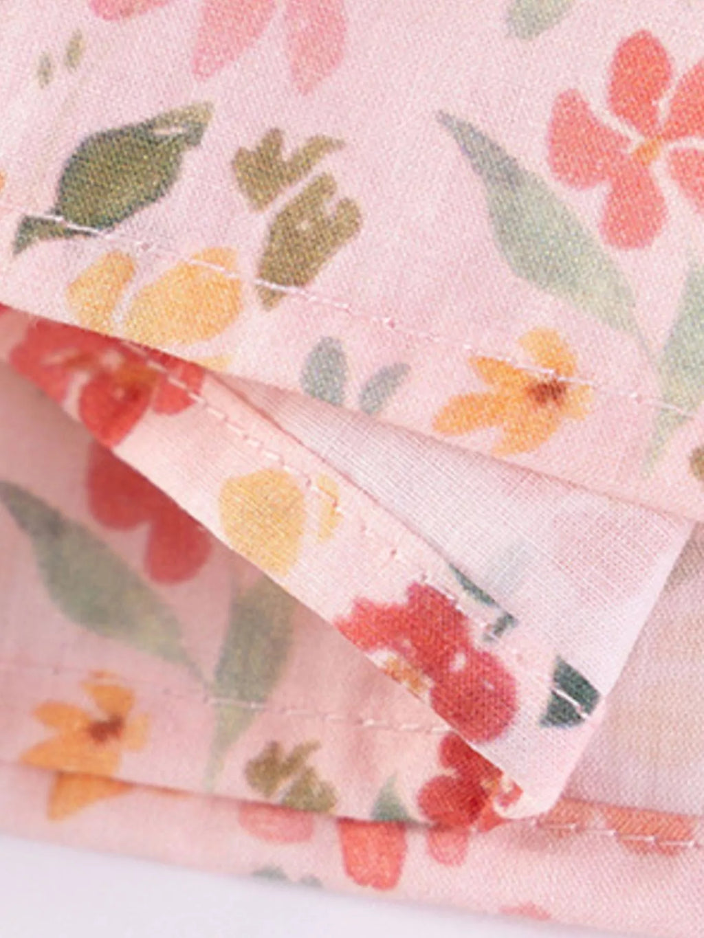 Rabbit Floral Sweatshirt Dress in Blush Pink, product view 5